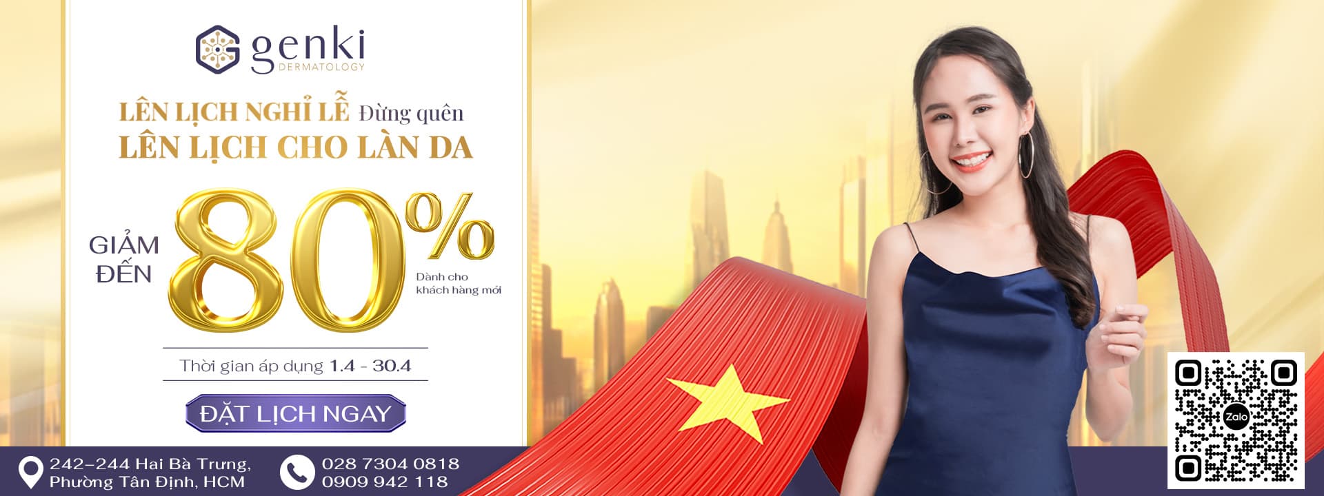 ƯU ĐÃI CHĂM DA THÁNG 4 - CHUẨN BỊ LÀN DA RẠNG RỠ CHO KỲ NGHỈ DÀI