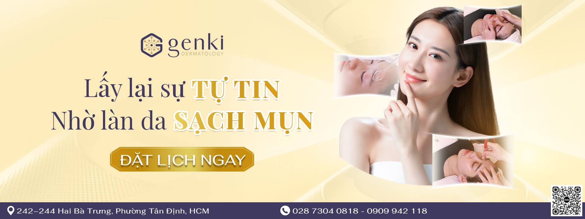 Giải pháp điều trị mụn chuẩn y khoa tại Genki Derma - Lấy lại sự tự tin với làn da sạch mụn