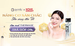 Nâng cơ săn chắc đón Tết, nhưng vẫn nhẹ gánh tài chính với chương trình làm Thermage trả góp 0% tại Genki Derma