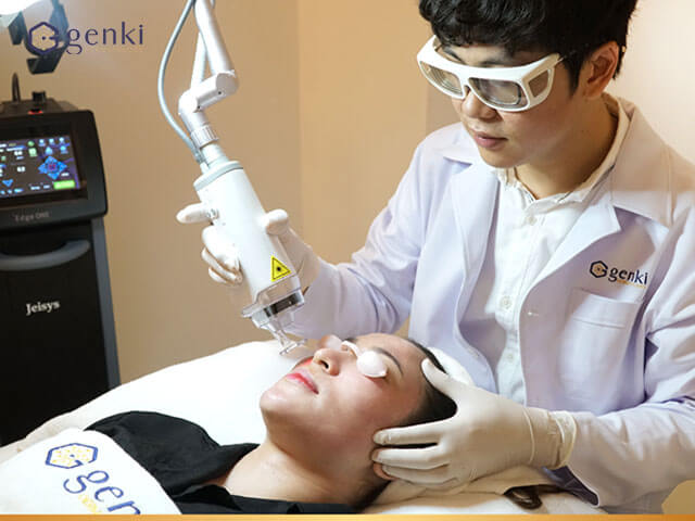Tại phòng khám Genki Derma điều trị sẹo rỗ mất bao lâu?