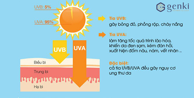 trị nám tàn nhang khỏi tia UV