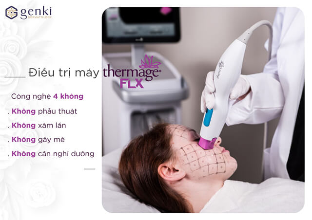 trẻ hóa da mặt với thermage